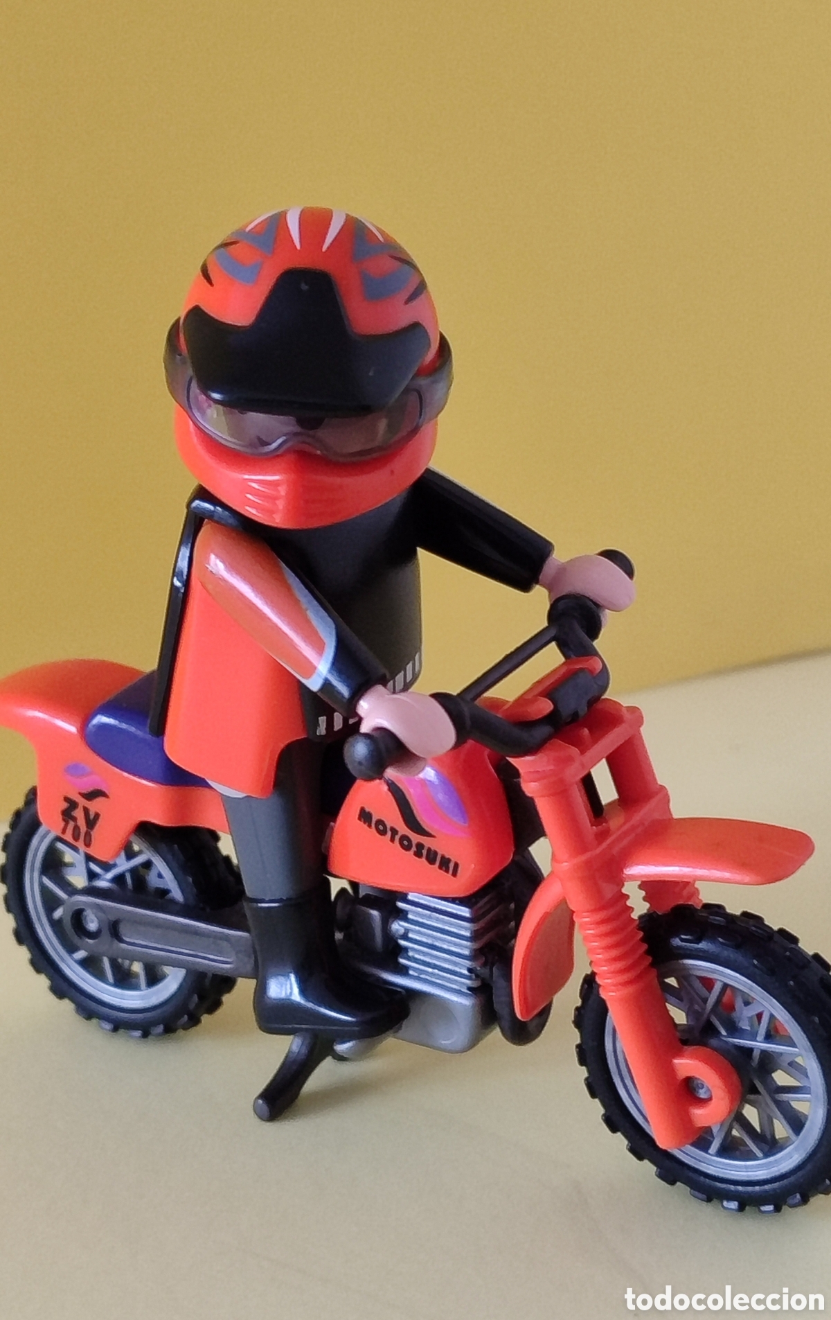 Playmobil: Piloto con moto de cross