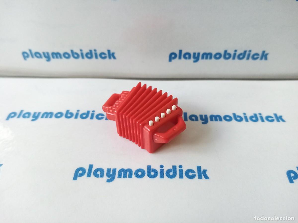 Playmobil: Playmobil acordeon rojo musica instrumento musical orquesta