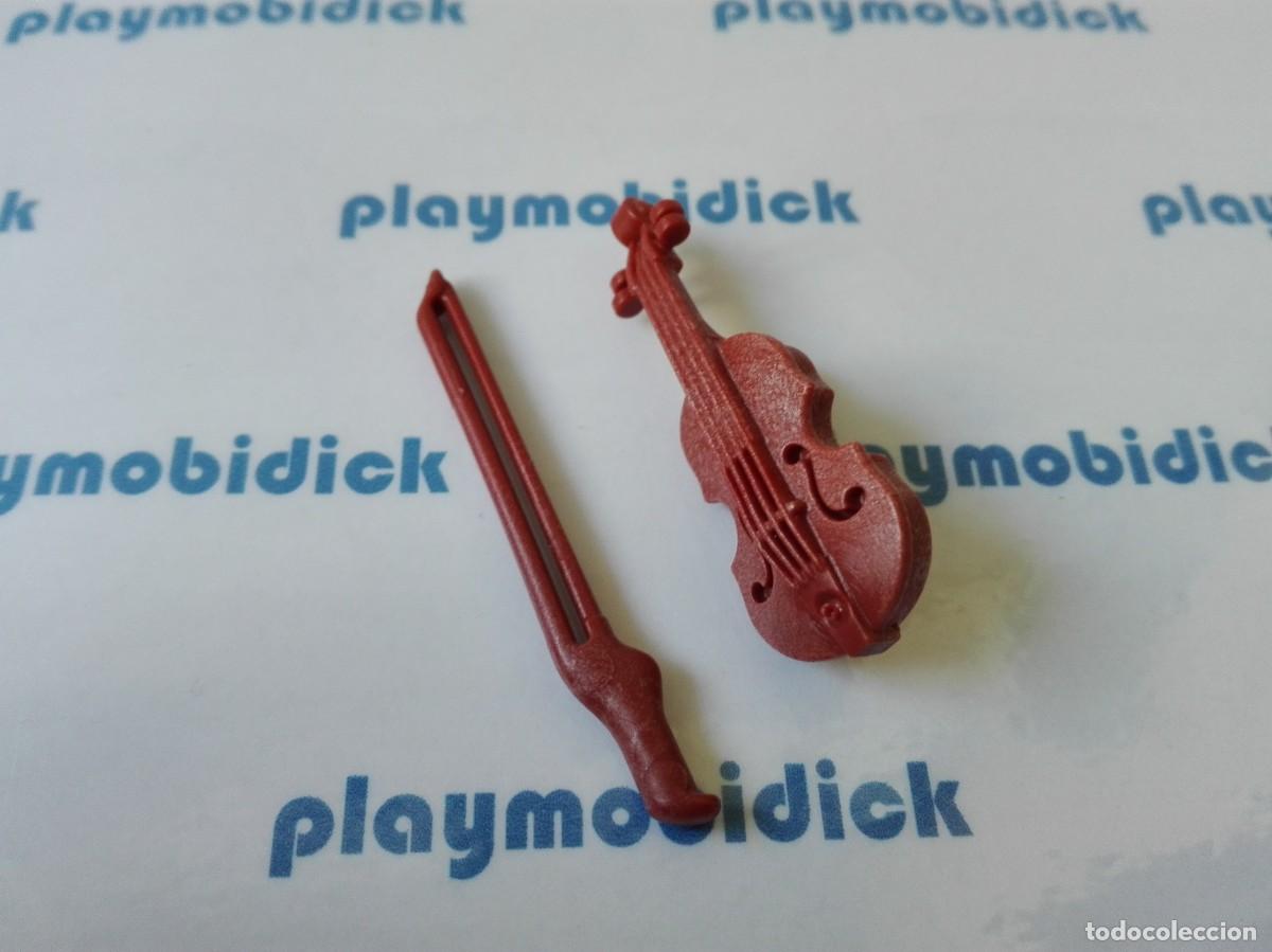 Playmobil: Playmobil violin marron oscuro musica instrumento musical orquesta