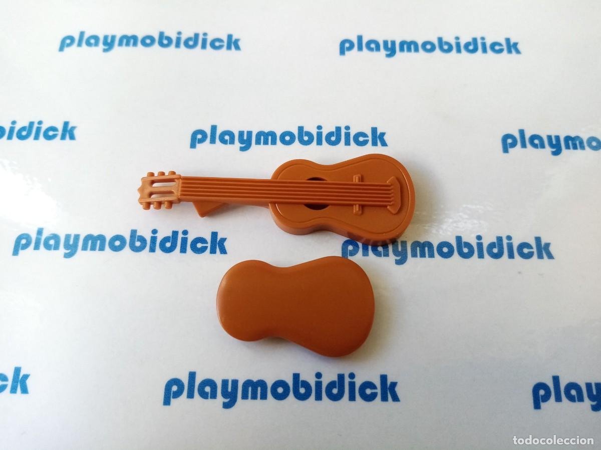 Playmobil: Playmobil guitarra marron musica instrumento musical orquesta