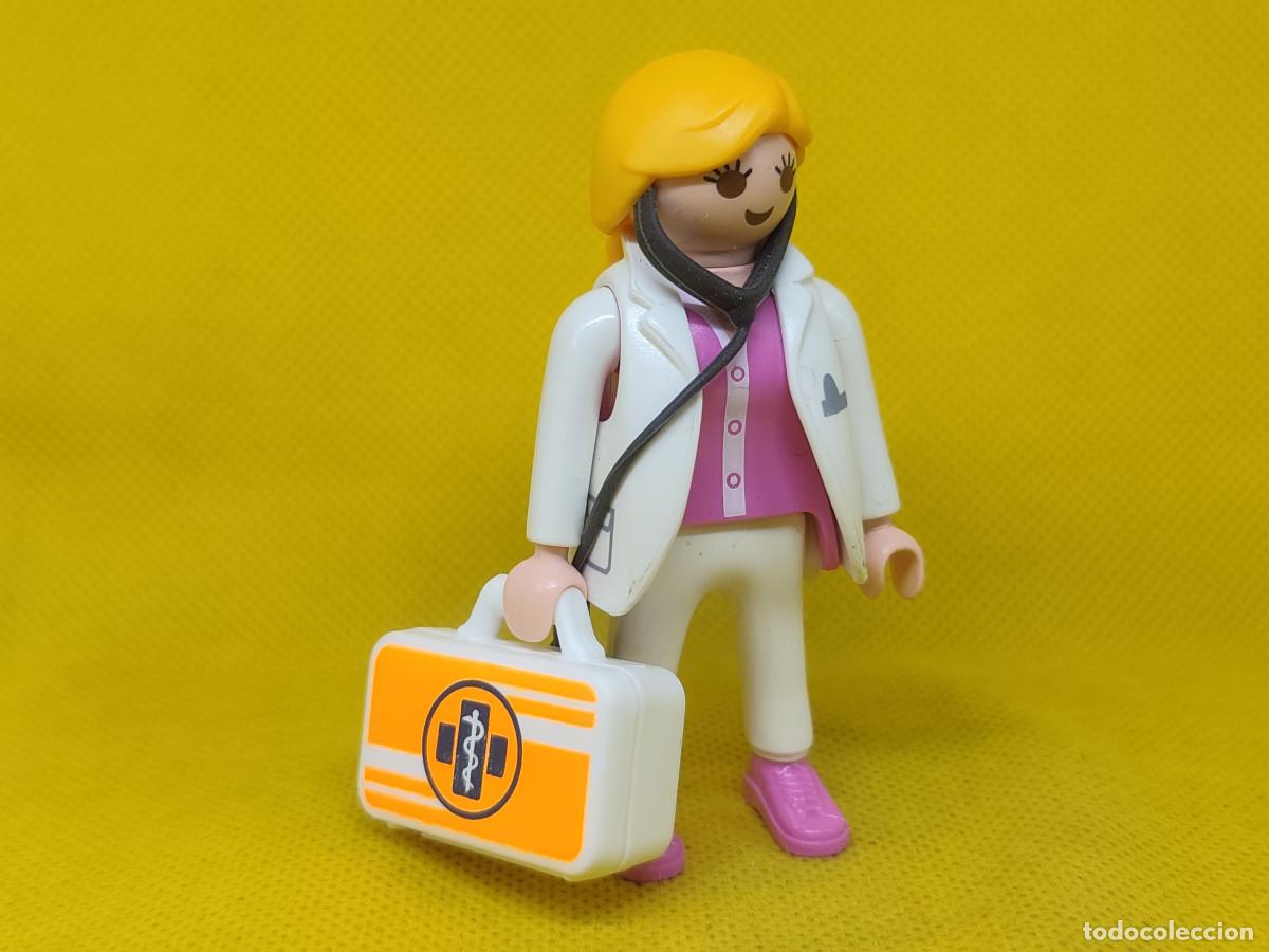 Playmobil: Playmobil Enfermera con botiqu&iacute;n, m&eacute;dica con botiqu&iacute;n, veterinaria