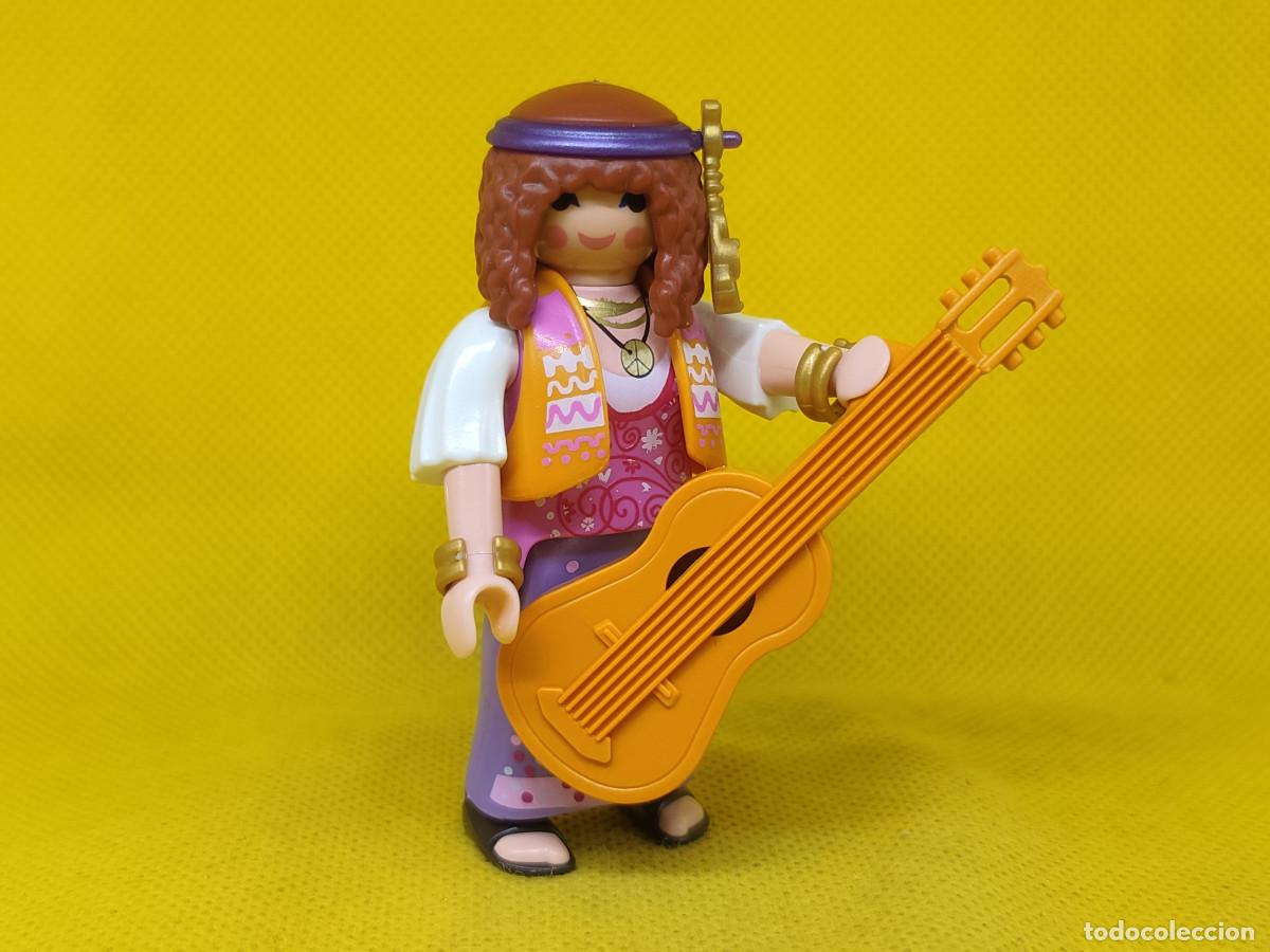Playmobil: Playmobil Chica hippie con guitarra