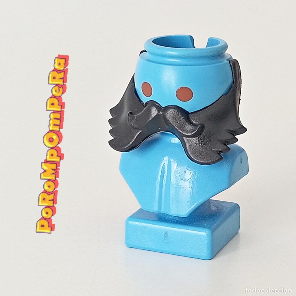Playmobil: PLAYMOBIL bigotes negros caballero victoriano medieval pirata oeste vikingo COMPLETAR/CUSTOM F4