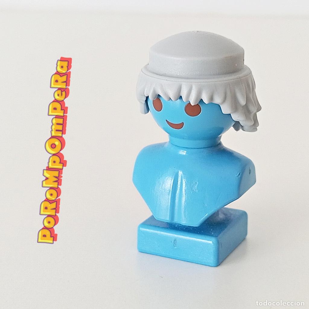 Playmobil: PLAYMOBIL peluca gris pelo canoso despeinado cabello peinado CUSTOM/COMPLETAR F4