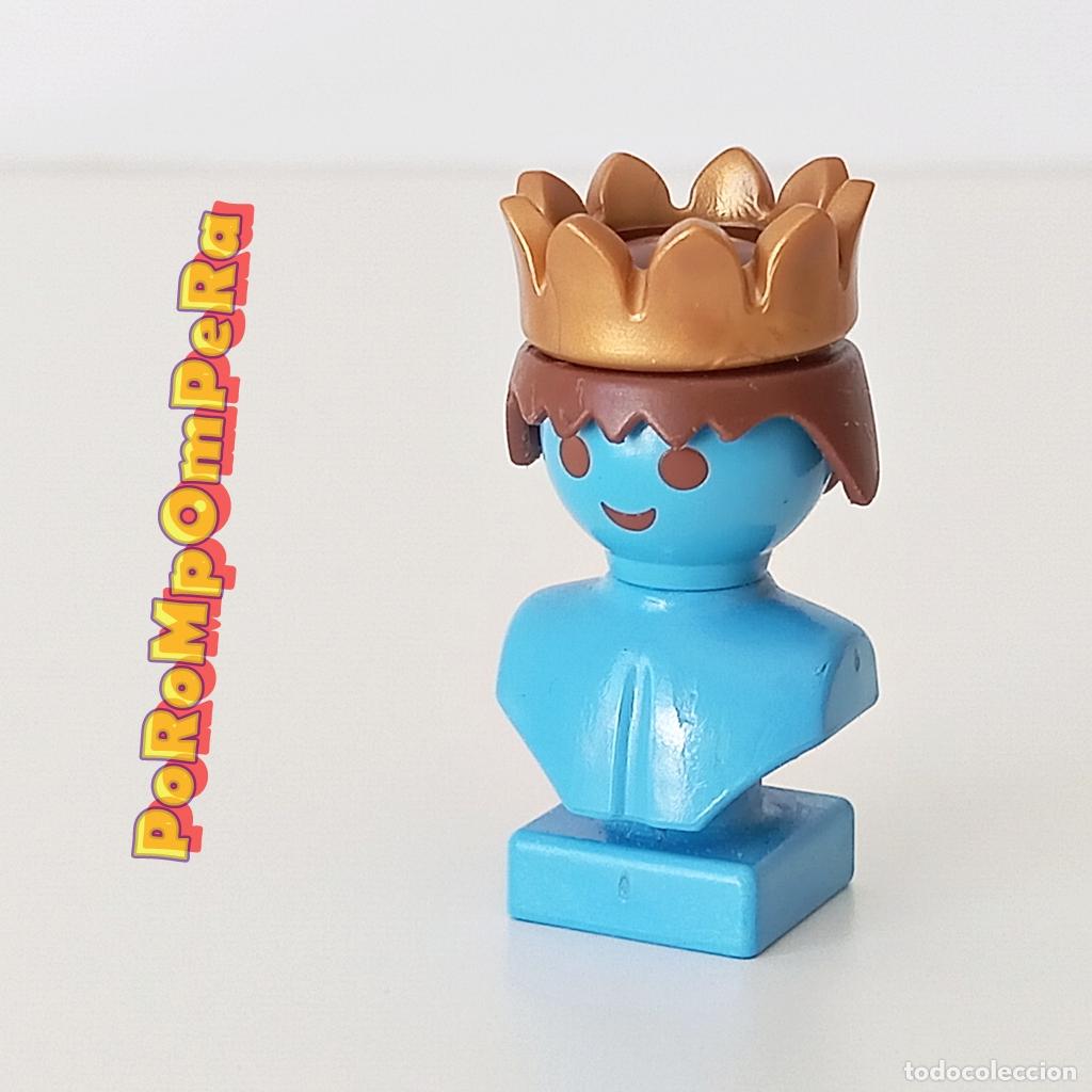 Playmobil: PLAYMOBIL corona dorada de 9 puntas similar rey SUPER 4 6695 tribuna medieval CUSTOM/COMPLETAR F4