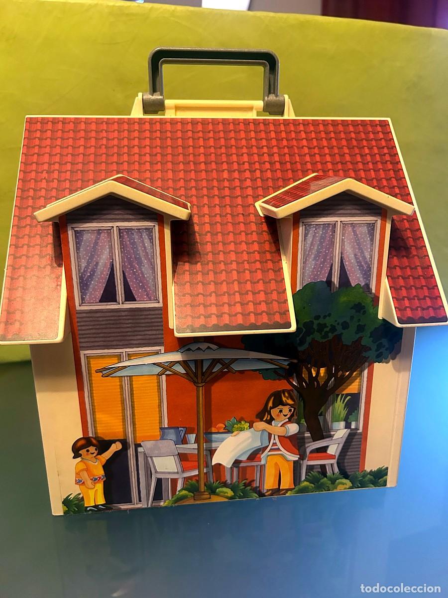Playmobil: PLAYMOBIL 5167 CASA DE MU&Ntilde;ECAS MALET&Iacute;N CON FAMILIA, MASCOTAS Y MUCHOS ACCESORIOS