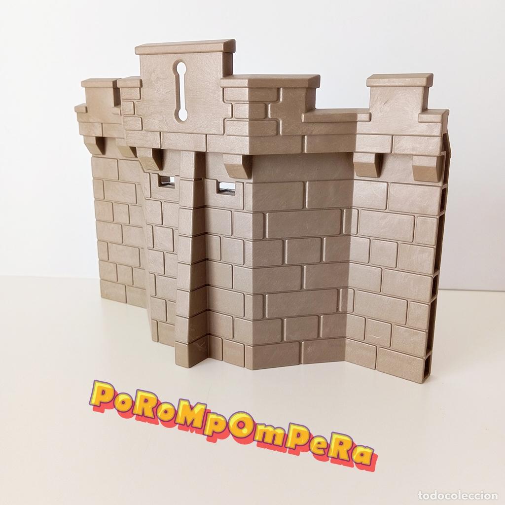 Playmobil: PLAYMOBIL secci&oacute;n muro exterior grande 3268 5783 600X 7758 7836 despiece castillo medieval SYSTEM X