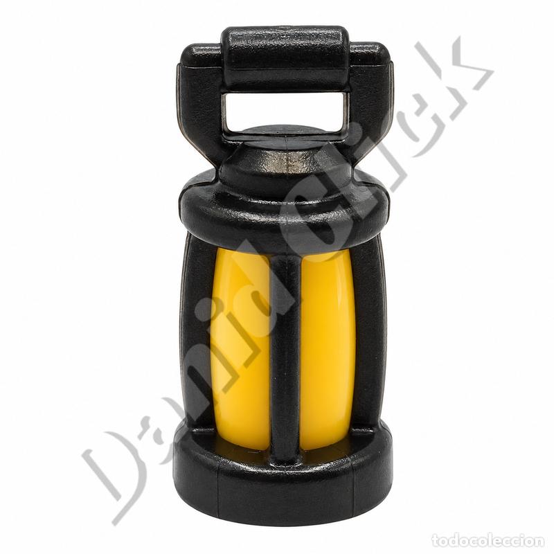Playmobil: Farol Gris Luz Amarilla Playmobil Mineros Exploradores Medieval Minas Cuevas