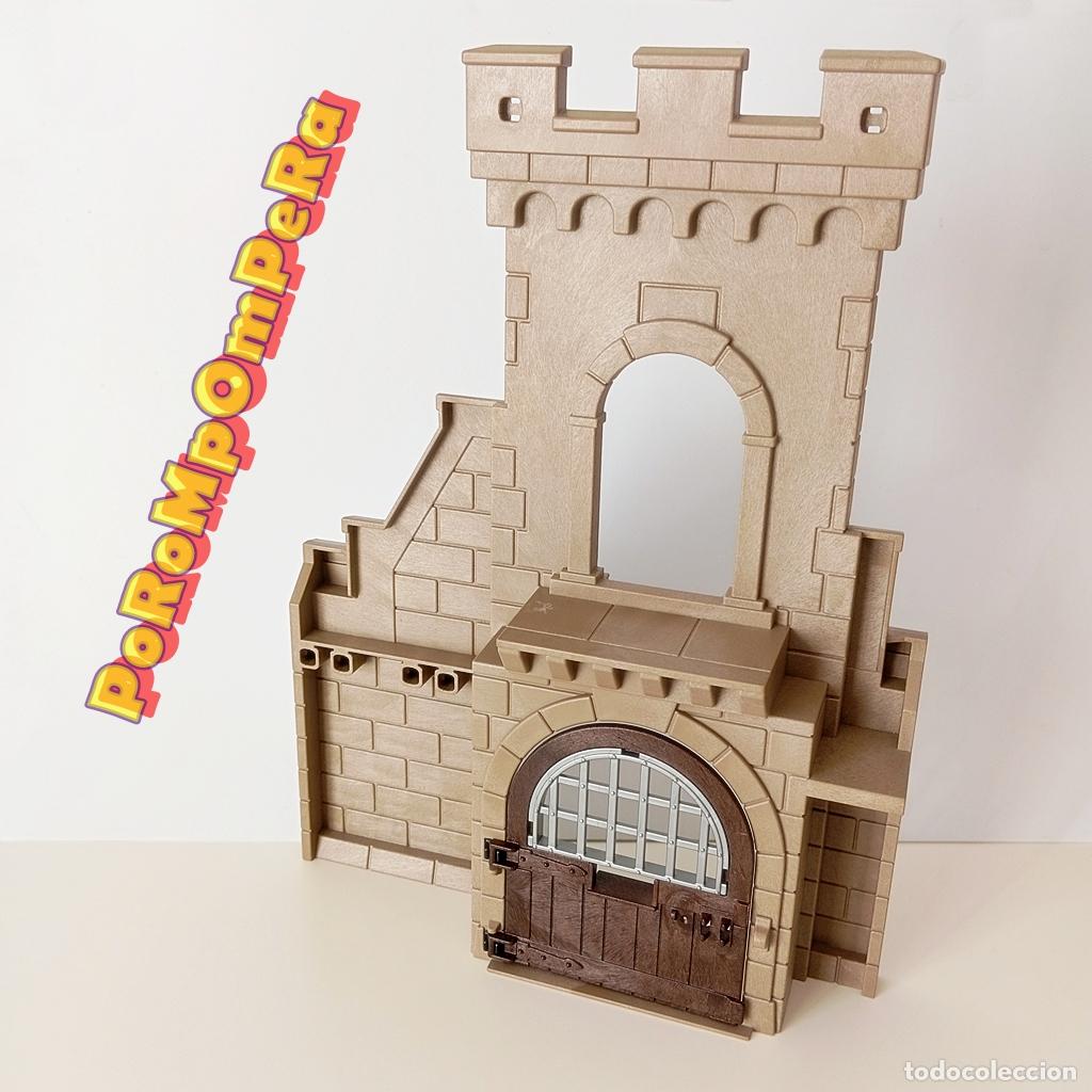 Playmobil: PLAYMOBIL muro grande con puertas arqueadas 6002 despiece castillo medieval SYSTEM X