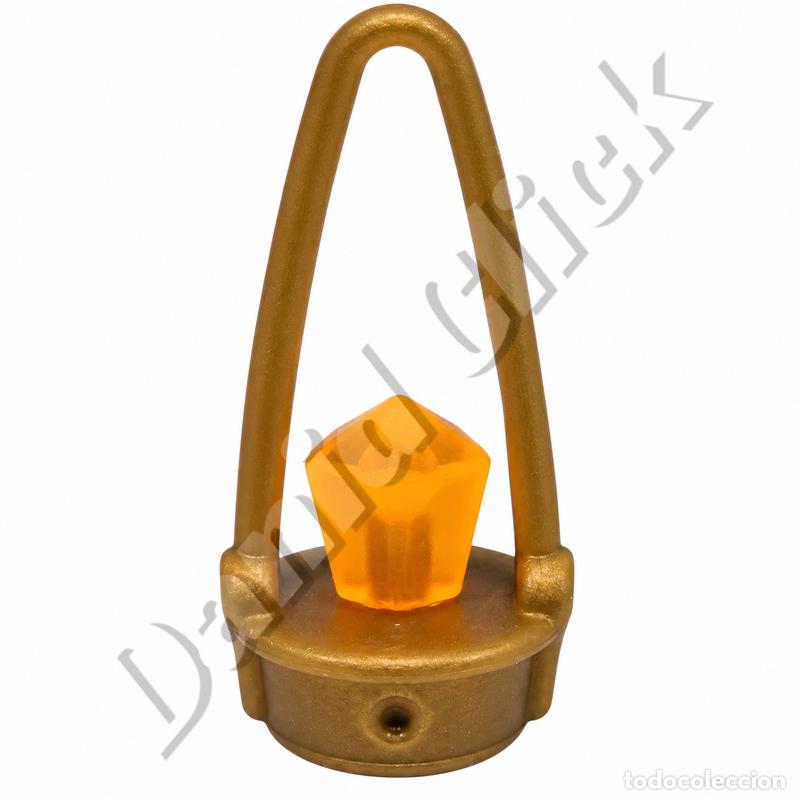 Playmobil: L&aacute;mpara Aceite Dorada Egipcia Playmobil Aladino Fara&oacute;n Pir&aacute;mide Templo Lucerna