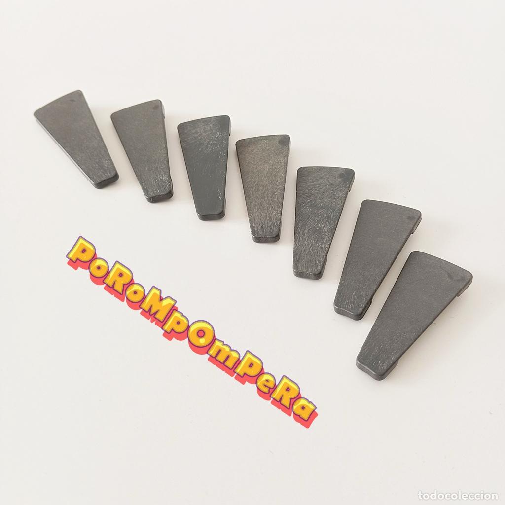 Playmobil: PLAYMOBIL lote x7 pelda&ntilde;o gris oscuro escalera caracol 5027 5176 5182 5981 similar 4279 5302 5474 F1