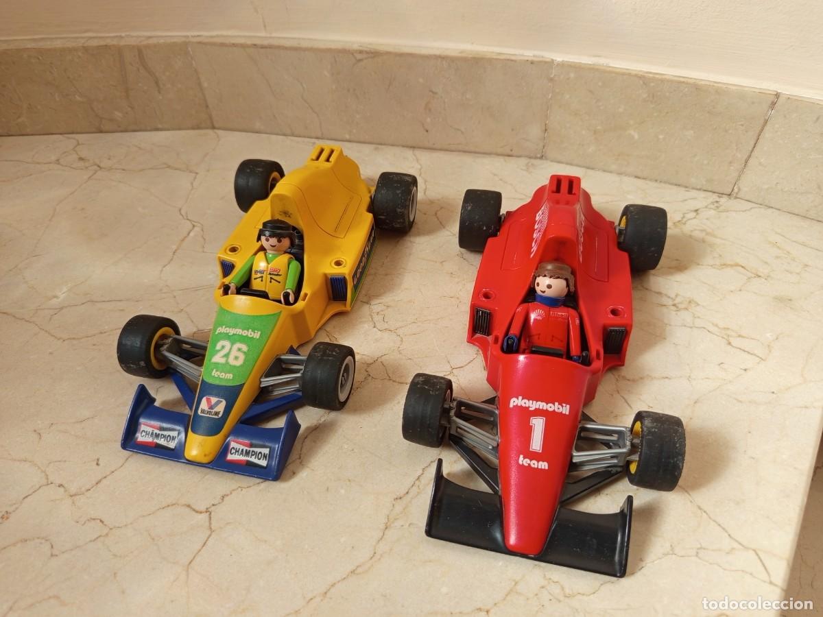 Playmobil: Playmobil - Antiguos formula 1 Lotus y Ferrari 1994 geobra