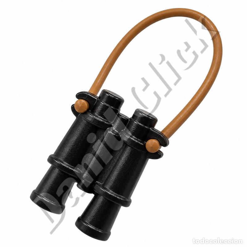 Playmobil: Playmobil Prism&aacute;ticos Negros con Correa Marr&oacute;n Explorador Oeste Piratas