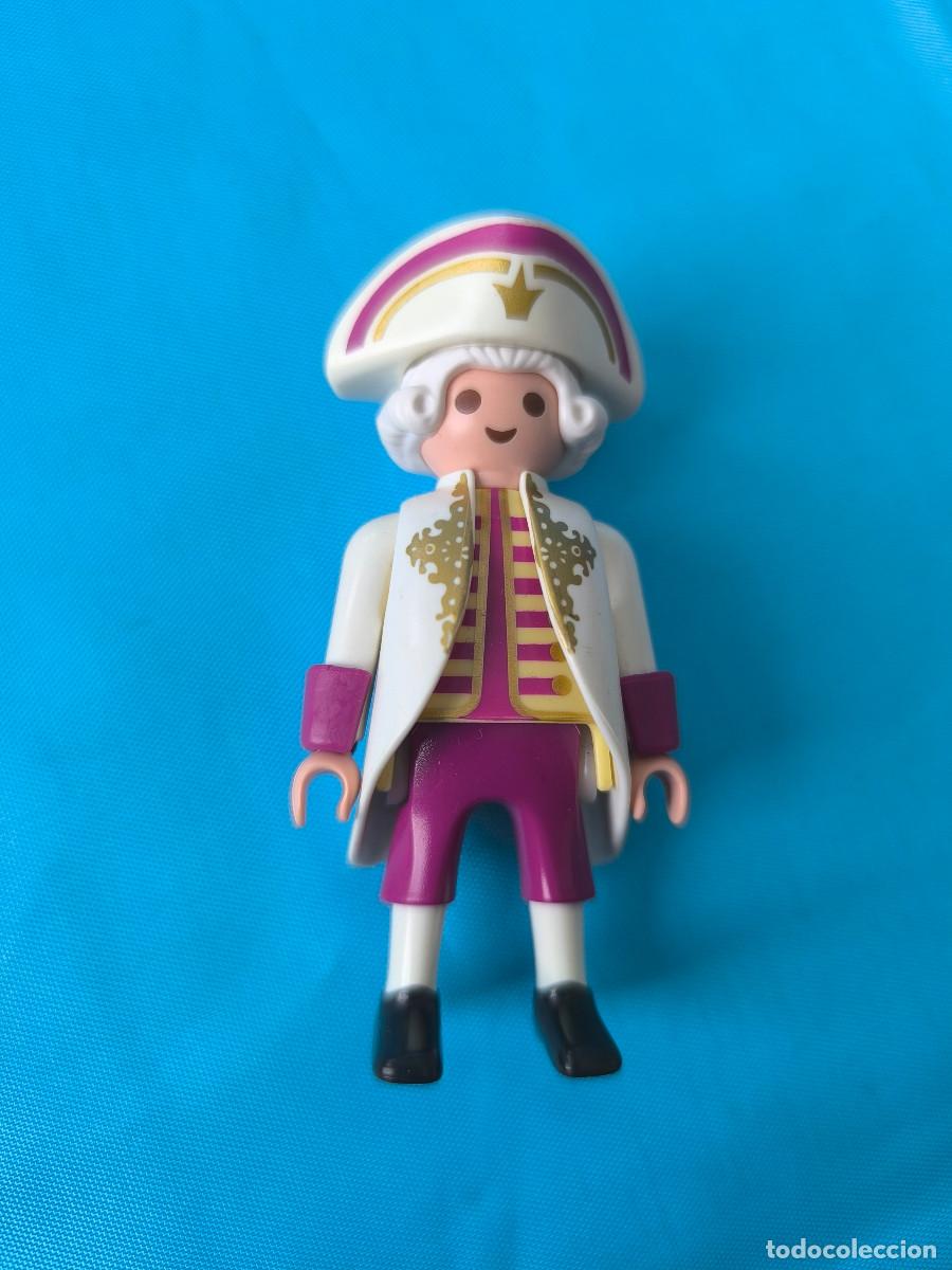 Playmobil: Playmobil figura cochero &eacute;poca paje levita tricornio blancos peluca soldados ingleses piratas