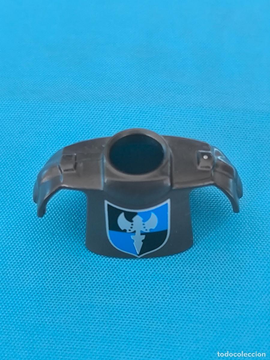 Playmobil: Playmobil cuello armadura pectoral coraza antracita caballero medieval vikingos romanos enanos orcos
