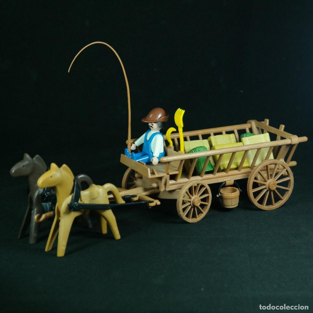 Playmobil: Playmobil carro medieval con granjero y fardos ☼ sabado