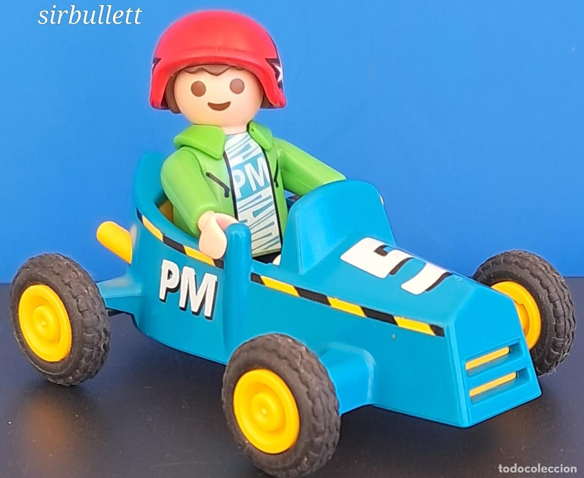 Playmobil: Figura Ni&ntilde;o Minikarts. Playmobil 5382. Go-Kart Special Plus