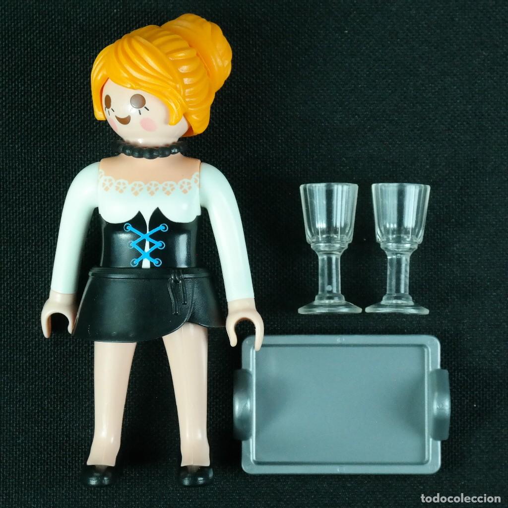 Playmobil: Playmobil camarera con copas ☼ sabado