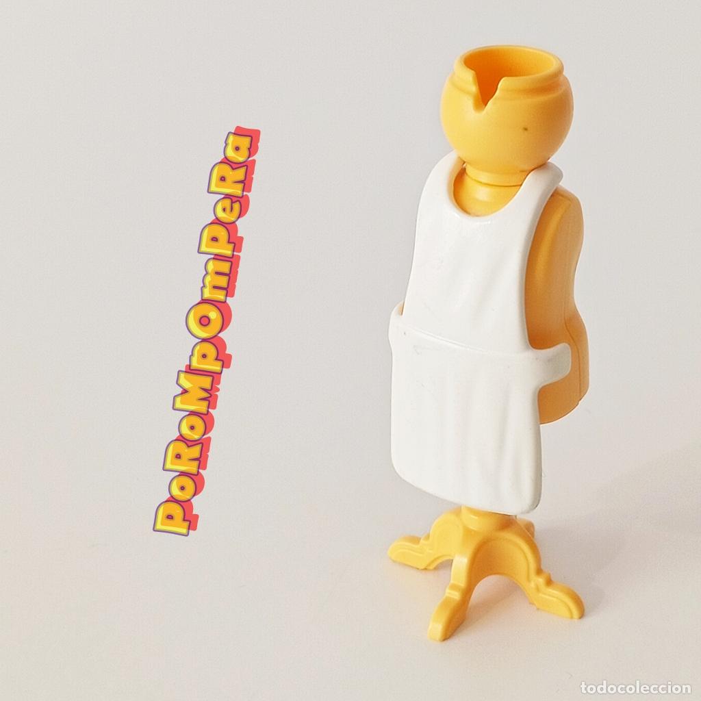 Playmobil: PLAYMOBIL delantal blanco mandil bata uniforme de trabajo granjero granja F1