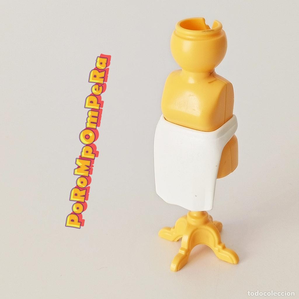 Playmobil: PLAYMOBIL delantal blanco mandil cocinero camarero helader&iacute;a victorian medieval F1