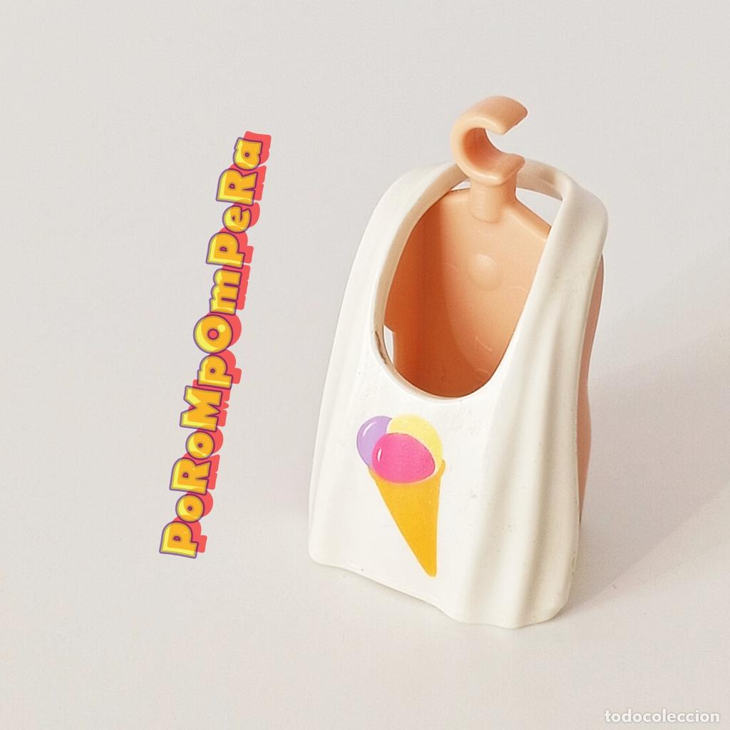 Playmobil: PLAYMOBIL mandil blanco heladero 3244 7492 similar 3805 3848 4450 5203 5342 delantal F1