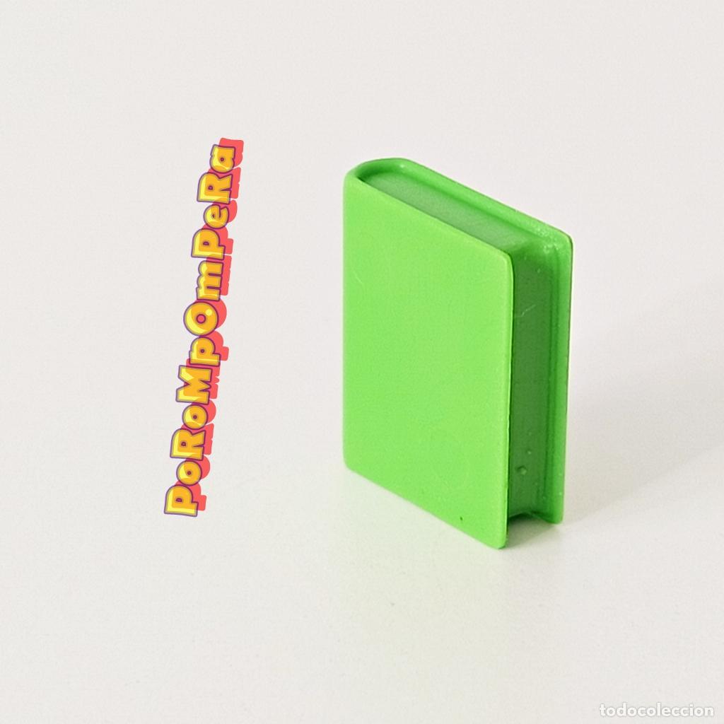 Playmobil: PLAYMOBIL libro peque&ntilde;o cerrado verde 4284 4695 4859 5120 5206 5971 5989 6221 6660 6865 7486 7982 F1