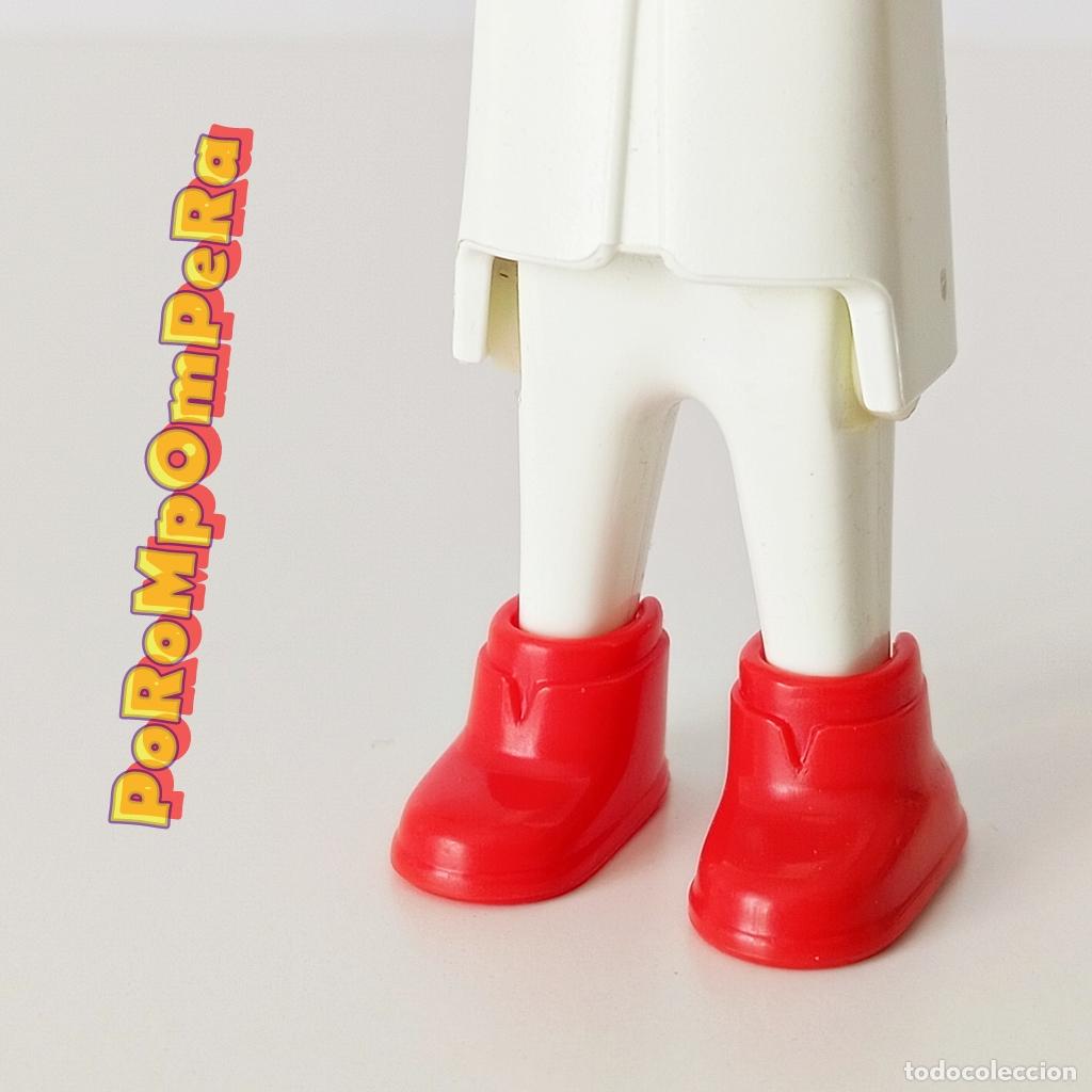 Playmobil: PLAYMOBIL pareja bota invierno roja &eacute;poca 3231 3412 3418 3571 4300 calzado nieve 70s F1