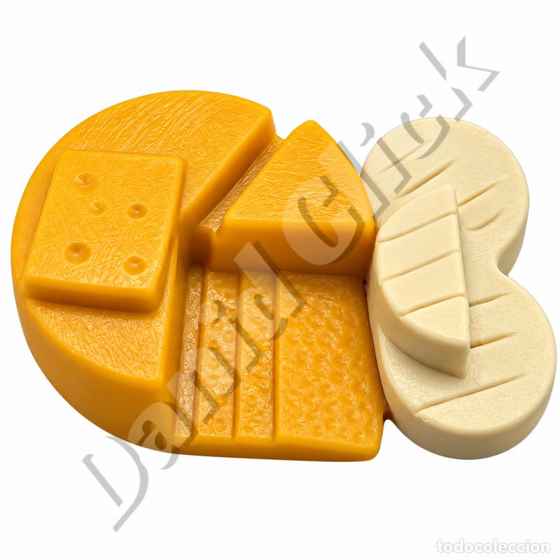 Playmobil: Playmobil Quesos Amarillos Blancos Porciones Queser&iacute;a Charcuter&iacute;a Mercado Medieval Granja Bel&eacute;n Comi