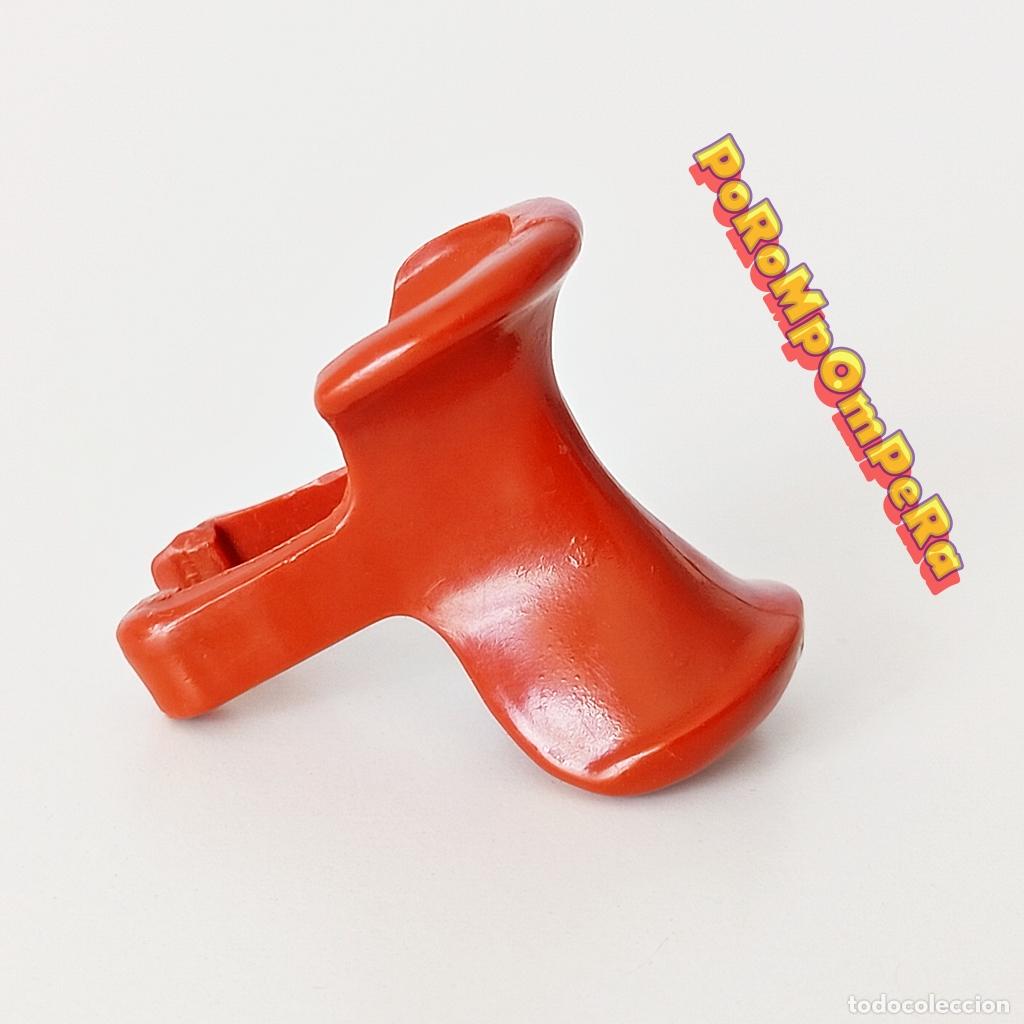 Playmobil: PLAYMOBIL silla de montar marr&oacute;n 1&ordf; gen montura medieval oeste vikingo indio granja F1