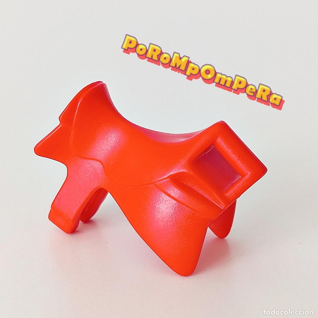 Playmobil: PLAYMOBIL silla montar roja asidero 2&ordf; gen 4185 4217 5832 5840 5864 montura caballo medieval F1