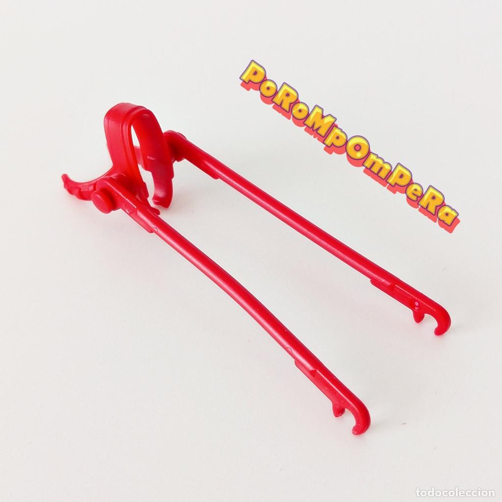 Playmobil: PLAYMOBIL tiro rojo-granate pony o potro carro infantil carreta carroza enganche rienda arn&eacute;s F1