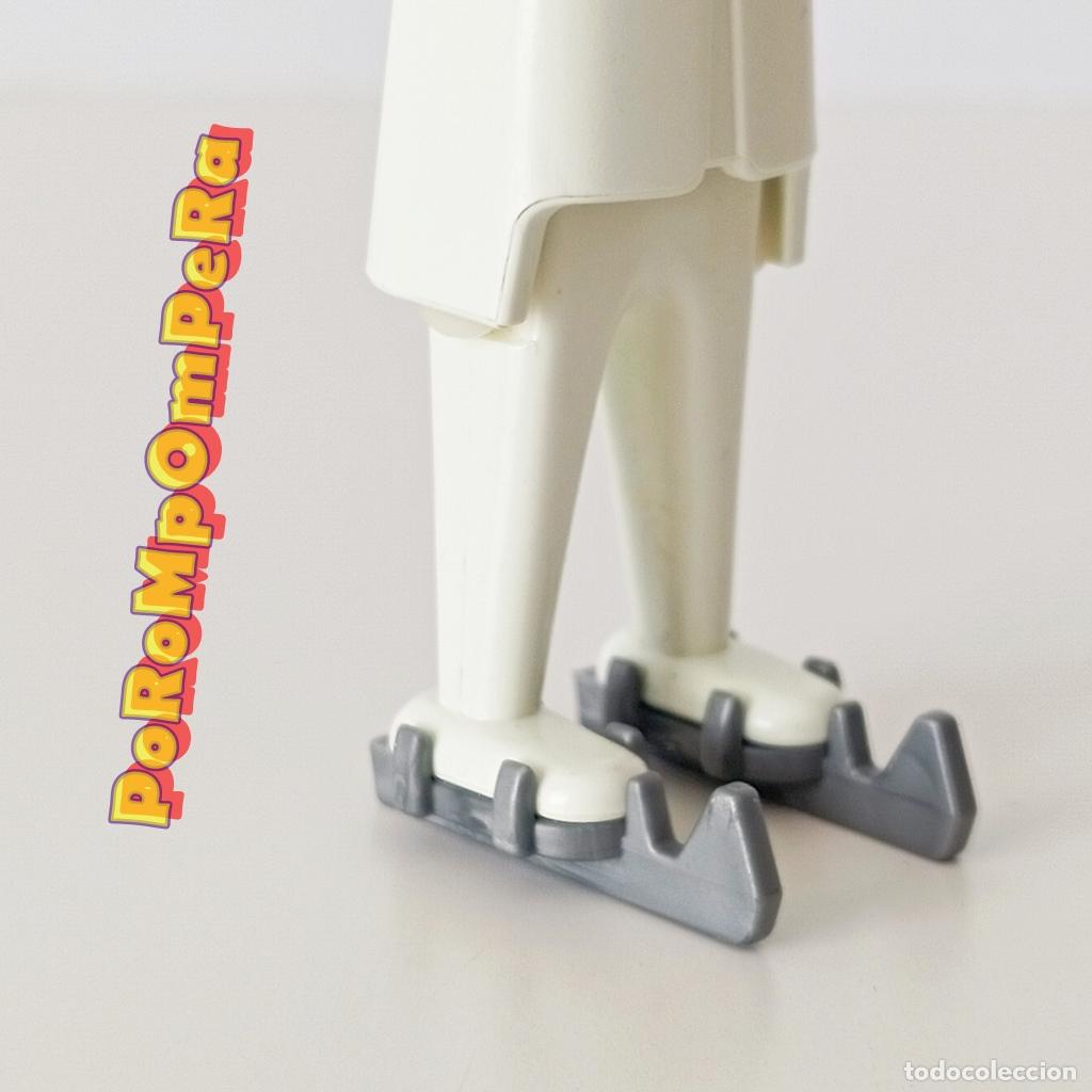 Playmobil: PLAYMOBIL pareja patines adulto patinaje sobre hilo par pat&iacute;n cuchillas F1