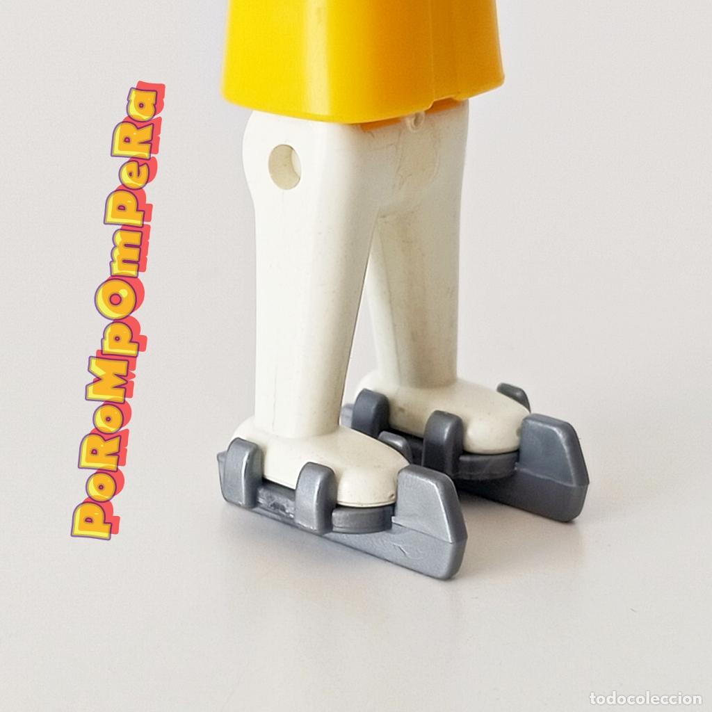 Playmobil: PLAYMOBIL pareja patines ni&ntilde;o patinaje sobre hilo par pat&iacute;n cuchillas infantil F1