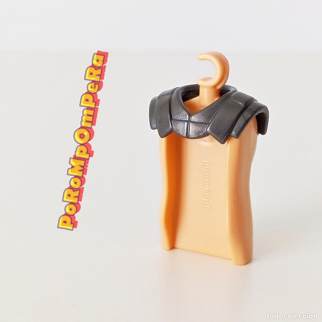 Playmobil: PLAYMOBIL pechera armadura oscura espaldar cuello caballero medieval centuri&oacute;n romano F1