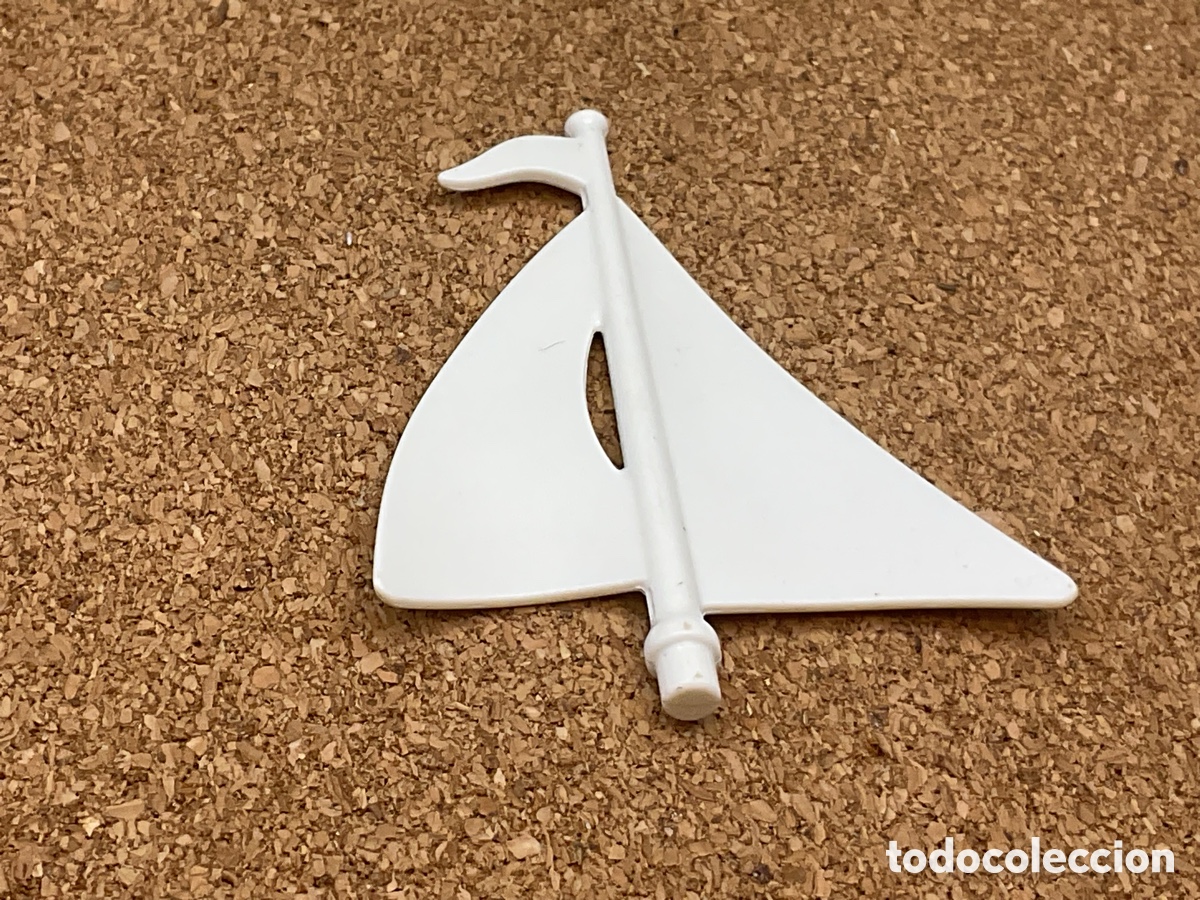 Playmobil: ACCESORIO PLAYMOBIL . VELA BLANCA BARCO JUGUETE NI&Ntilde;OS.
