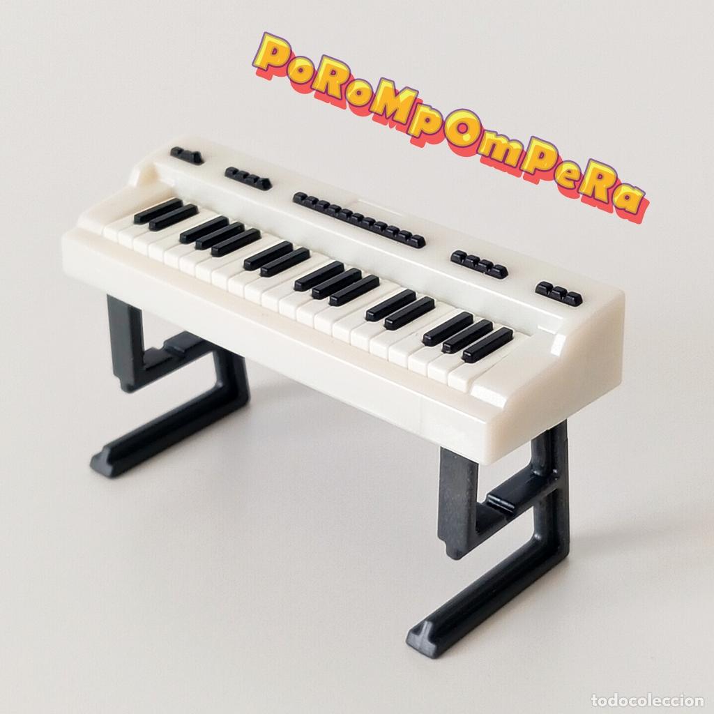 Playmobil: PLAYMOBIL teclado blanco &oacute;rgano sintetizador piano m&uacute;sica F1