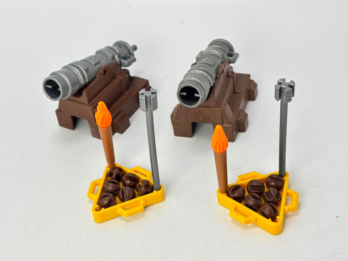 Playmobil: Playmobil lote ca&ntilde;&oacute;n con proyectiles