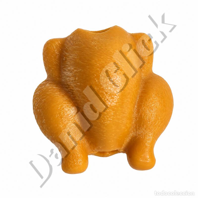 Playmobil: Playmobil Pollo Asado Dorado Comida Cocina Taberna Medieval Vikingos Oeste Bel&eacute;n Banquete