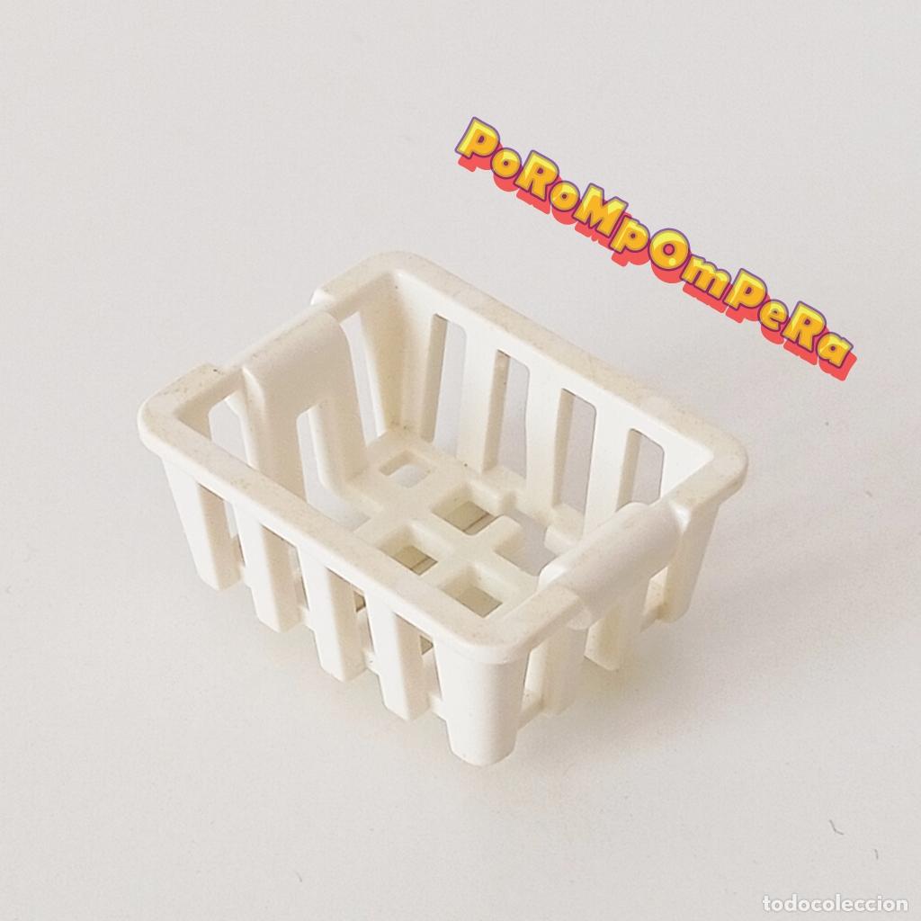 Playmobil: PLAYMOBIL cesto blanco 3200 4285 4286 4288 4461 4859 5119 6120 6390 bici bicicleta tienda granja F1