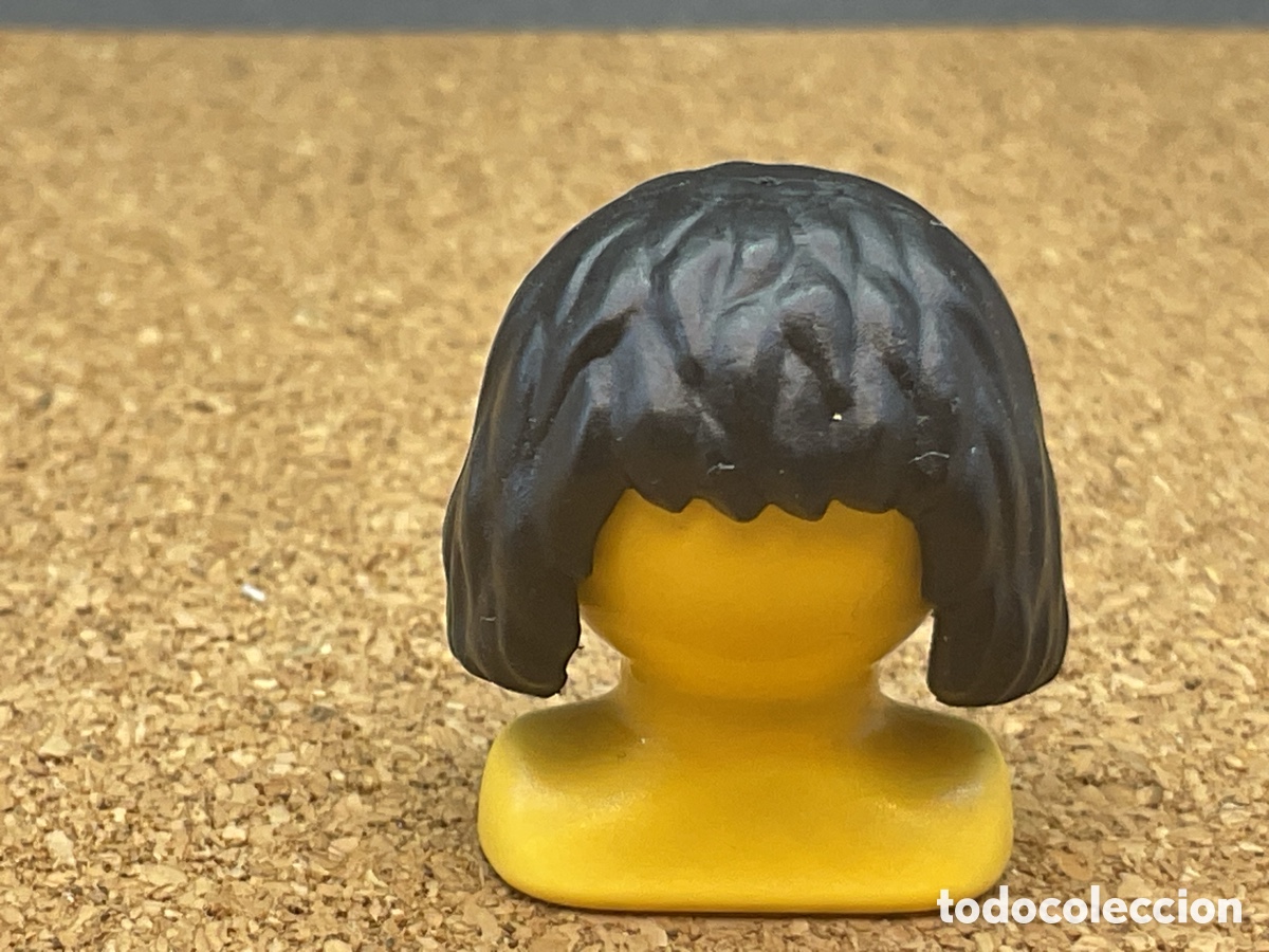 Playmobil: ACCESORIO PLAYMOBIL. PELO NEGRO ADULTO.