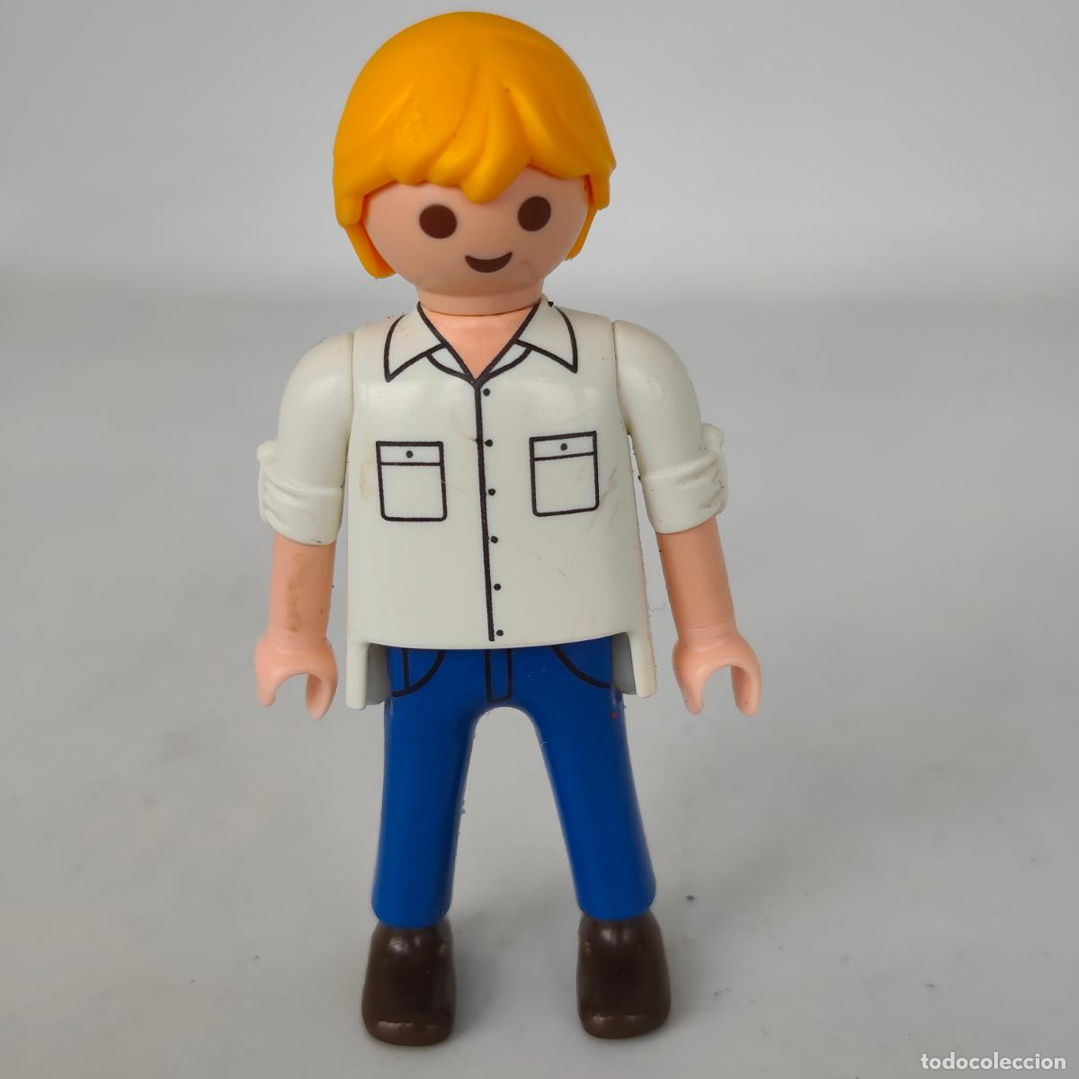 Playmobil: Playmobil click figura pie 1990