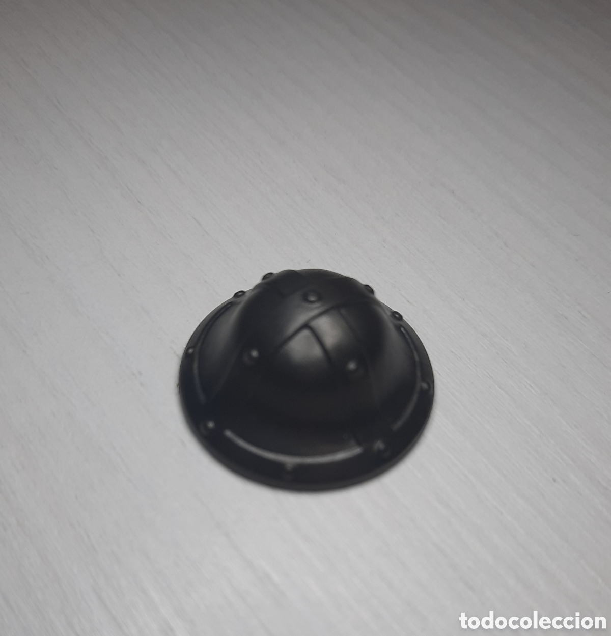 Playmobil: Playmobil casco medieval redondeado gris plateado soldado