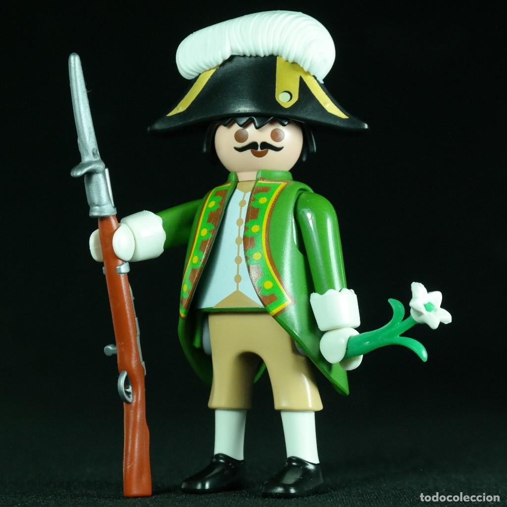 Playmobil: Playmobil soldado con rifle y flor ☼ sabado