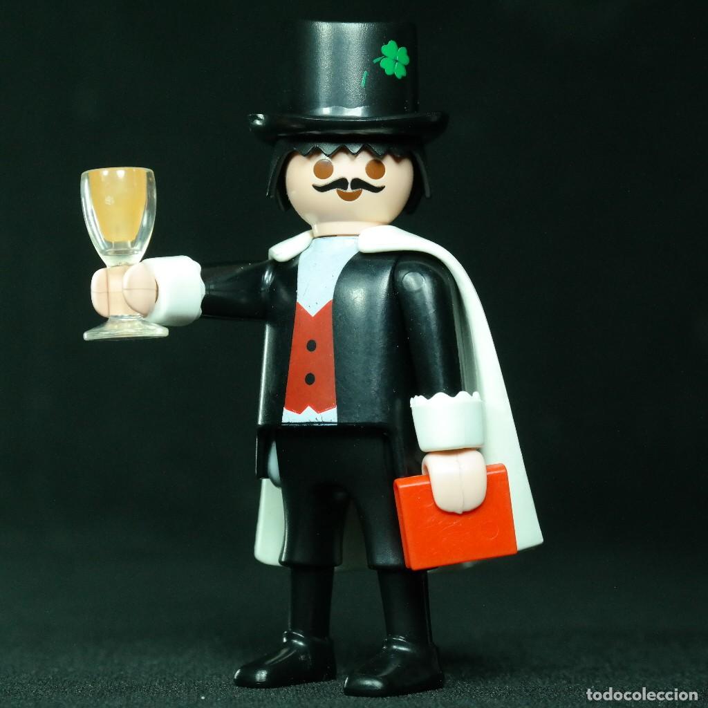 Playmobil: Playmobil caballero victoriano con capa blanca ☼ sabado