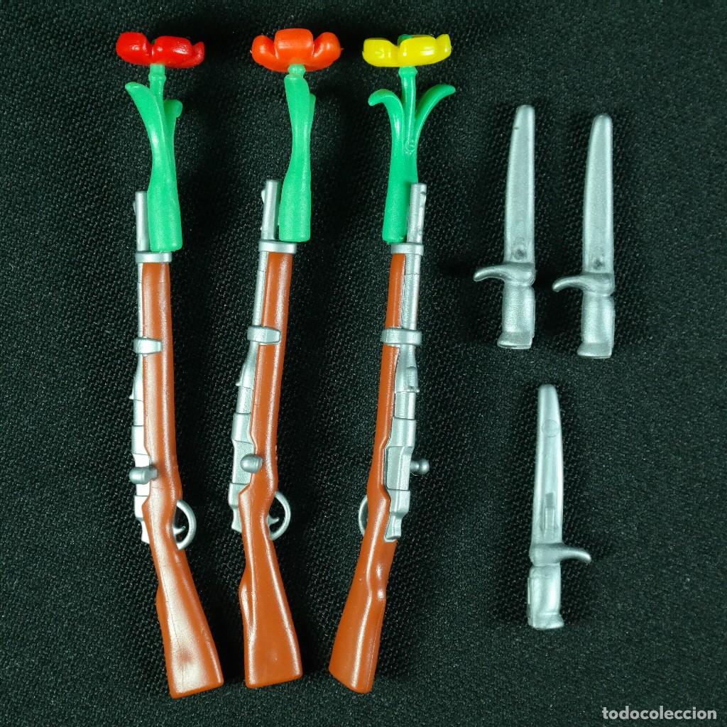 Playmobil: Playmobil rifle con flores y bayonetas☼ sabado