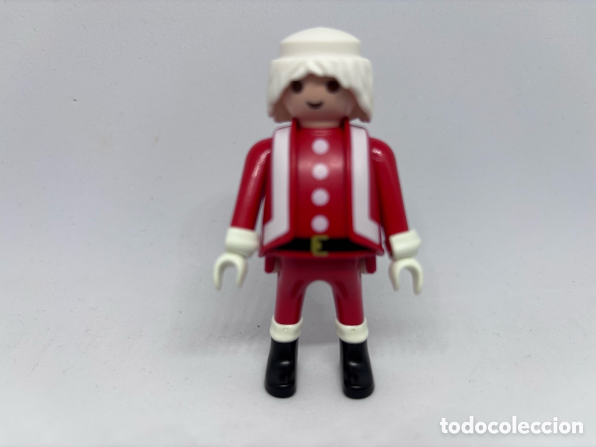 Playmobil: Playmobil ayudante pap&aacute; Noel guantes blancos