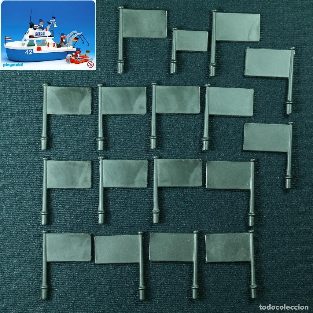 Playmobil: Playmobil banderas de barco patrullero bombrero 3539 3999 ☼ dom