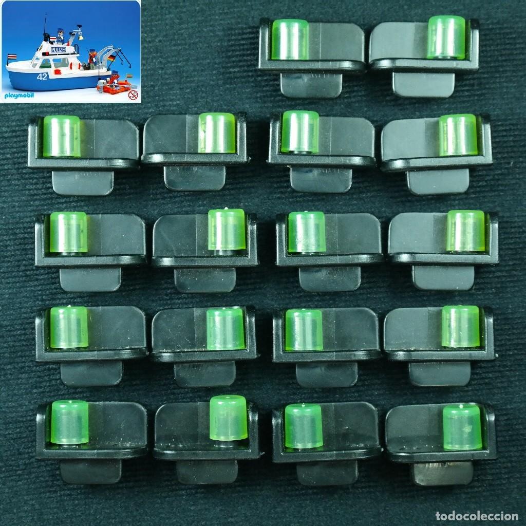 Playmobil: Playmobil luces se&ntilde;alizaci&oacute;n verde y soporte barco patrullero 3539 3599 ☼ dom