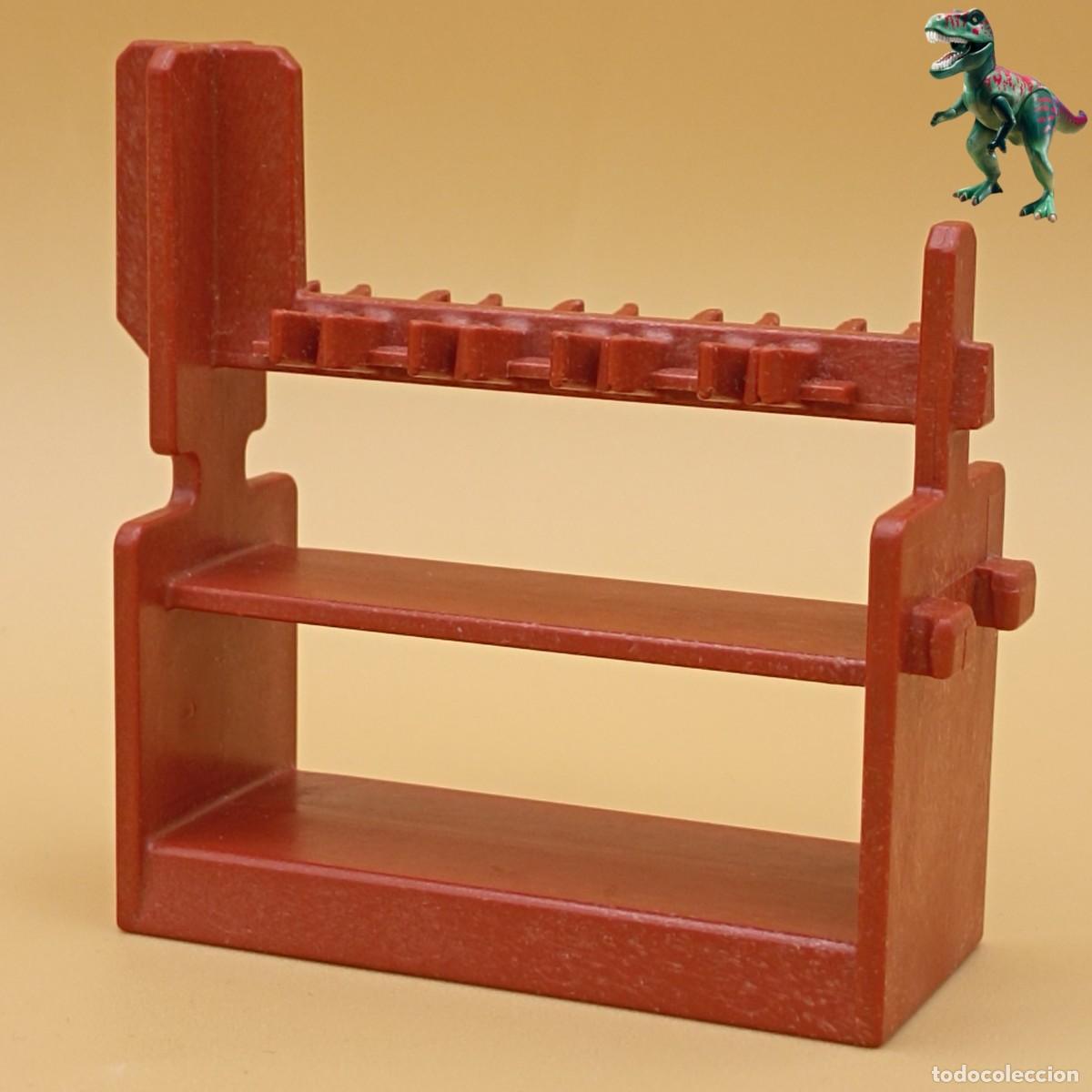 Playmobil: Playmobil armero medieval soporte de armas justa torneo espadas lanzas castillo herrero 5168