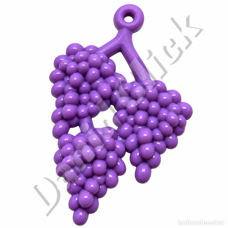 Playmobil: Playmobil Racimo de Uvas Moradas Violetas Fruta Vendimia Vi&ntilde;edo Mercado Granja Medieval Bel&eacute;n Pirata